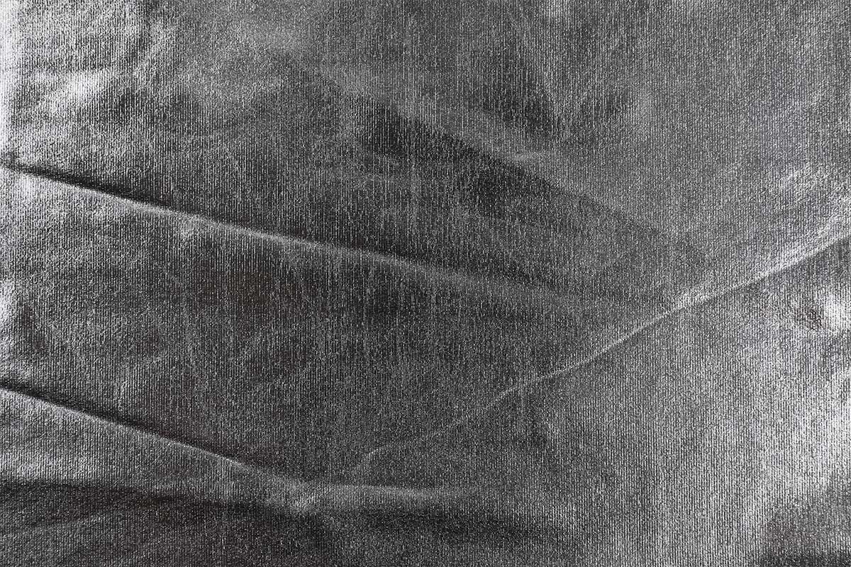 緯編滌半光銀色PU 92%滌綸+8%氨綸